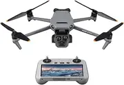 DJI Mavic 3 Pro with DJI RC (screen remote controller), Flagship Triple-Camera Drone with 4/3 CMOS Hasselblad Camera, 43-Min Flight Time, and 15km HD Video Transmission, For pro aerial photography