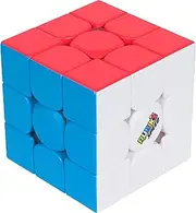 Rubik’s Cube, 3x3 Magnetic Speed Cube for Super Fast Solves, Problem-Solving Challenging Brain Teaser Fidget Toy for Adults & Kids Ages 8+