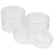 6 Pcs High Borosilicate Petri Dish Plate Agar Plates