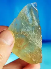 56g Libyan Desert Glass Meteorite Tektite impact specimen Dimples GEM