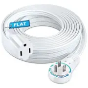360° Rotating Flat Plug Extension Cord 30 feet Flat Extension Cord Under Carp...