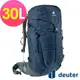 【deuter 德國】TRAIL輕量拔熱透氣背包/登山背包30公升 3440521深藍