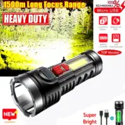 Super Bright LED Torch Tactical Flashlight Lantern Rechargeable Camping Outdoor