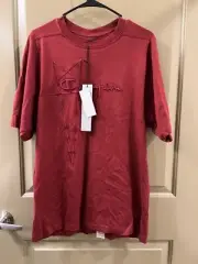rick owens x champion red cotton men top sz XS (item A62)