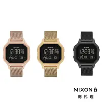 在飛比找蝦皮購物優惠-NIXON SIREN 米蘭帶 可調式錶帶 方形電子錶 黑 