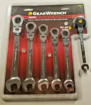 Gearwrench 6 Piece Metric Ratcheting Flex Head Metric Wrench Set 23024 New
