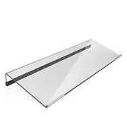 Acrylic Tilted Computer Keyboard Stand for 17"x5.5"x1.5"H Full Size-CLEAR Clear