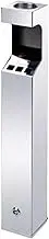 Outdoor Trash Can Outdoor Wall-Mounted Stainless Steel Ash Column Smoke Extinguishing Column Cigarette Butt Collector Smoking Column Trash Can Outside Garbage can