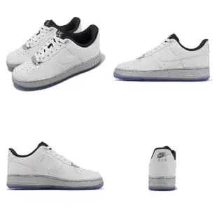 【NIKE 耐吉】Wmns Air Force 1 07 SE 女鞋 白 銀 White Chrome 冰底(DX6764-100)