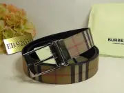 BURBERRY Archive Beige / Black Vintage Check E-Canvas Reversible Belt Size 105cm