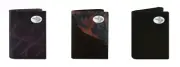 ZEP-PRO Genuine Leather FLYING MALLARD DUCK TriFold Wallet Billfold Camo Brown