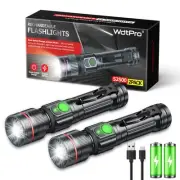 Rechargeable Flashlight Dual Switch, 1200 Lumens Super Bright LED Flashlight,...