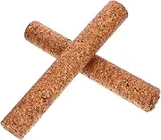 PEPLAYTAL 2Pcs Glass Bottle Cork Stoppers Versatile Wine Bottle Corks for Airtight Seal for Wine Oil and Vinegar Bottles for Homes Bars and Restaurants