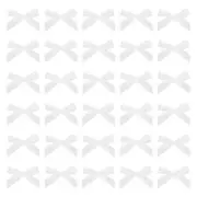 200 Pcs Mini Ribbon Bow 1.8 Inch Mini Fabric Satin Ribbon Flower Bows for Cra...