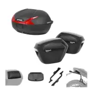 Set SHAD Bauletto SH47R & Suitcases SH23K For Yamaha 850 MT09 Sp 2021-2022