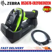 Zebra DS3678-ER2F003VZCN Cordless Bluetooth 2D/1D Barcode Scanner USB Kit+Cradle
