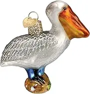 Old World Christmas Bird Watcher Collection Glass Blown Ornaments for Christmas Tree Pelican