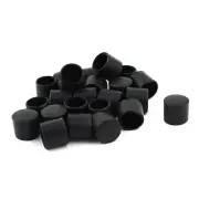 12mm Inner Dia Round Rubber Table Foot Cover Holder Protector 24 Pcs