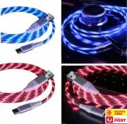 Type-C Phone Charging Cable with 40W Fast Charging Sync Data LED Light Usb Cable