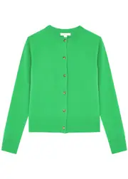 Vince Wool-blend Cardigan - Green - S (UK8-10 / S) S (UK8-10 / S)
