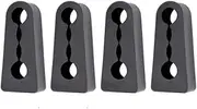 HUVNEXA Car Door Lock Insulation Soundproof Buffer Seal Deadening Sound Deadener Damper, for Lada, Xray X Ray Cross car Door Shock Absorber Car Door Damping Buffer
