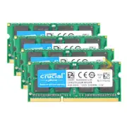 Crucial 4X 8GB 2Rx8 PC3-1333S DDR3 1.5V 204PIN SODIMM Laptop Memory RAM Intel #G