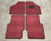 AUSTIN-MORRIS-ROVER MINI CLASSIC “RED” FLOOR MATS SET 4 PIECES