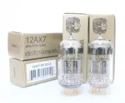 NEW Matched Pair (2) 12AX7 Gold Pin Electro Harmonix Cryo Vacuum Tubes
