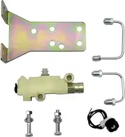 Proportioning Valve Disc Drum Under Floor / Bottom Mount Kit 9/16 and 1/2 Ports Compatible with GM Chevy Buick