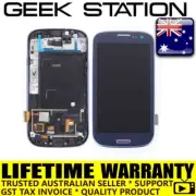 for Samsung Galaxy S3 SIII LCD i9305 LCD touch screen digitizer blue in frame