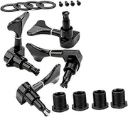 BESTonZON Bass Tuning Pegs Set 4pcs Acoustic Bass Key Pegs for Replacement Tuning Parts