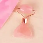 Natural Quartz Crystal Double-Head Roller Face Neck Beauty Massage Stick