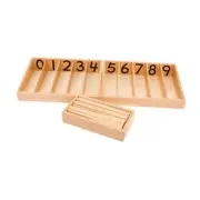 Montessori Spindle Box Early Learning Tool for Kids Children 3 -6 Year Olds