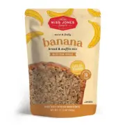 Miss Jones Baking Gluten Free Banana Bread & Muffin Mix - 50% Lower Sugar Rea...
