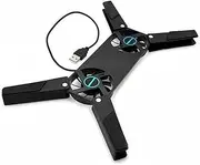 Laptop Cooler Foldable USB Cooling Fan Notebook Cooling Pad for 7"-15" Laptop USB Laptop Cooling Pad Quiet Fans Laptop Cooler Stand