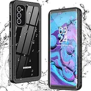 [ANTSHARE] for Samsung Galaxy S20 Case Waterproof, Built-in Screen Protector Heavy Duty Full Body Protective Shockproof Dustproof IP68 Underwater Clear Phone Case for Galaxy S20 6.2 inch