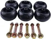 Czomoizc 6PCS 103-3168 103-4051 103-7263 109-9011 116-9981 Deck Wheel Kit Compatible with Exmark Viking Lazer Z Toro Groundsmaster Zero Turn Mower