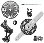 SRAM GX Eagle T-Type Ebike AXS Groupset - 104BCD 36T with Clip-On Guard, Deraill