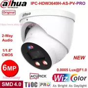 Dahua WizColor IPC-HDW3649H-AS-PV-PRO 6MP TiOC-PRO IP Camera Smart-Dual-Light