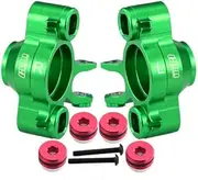 Aluminium 7075 Alloy Front Axle Carriers for Traxxas 1/10 E-Revo 2.0 VXL Brushless 86086-4 Upgrades - Green