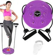 Lovely Waist Sculptor, Loovely Waist Sculptor Exercise Twister Machine Adjustable Twist Board with Handles, for Body Shaping Magnetic Twisting Disc