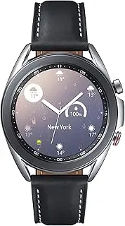 [Samsung] Galaxy Watch3 Round Bluetooth Smart Watch for Android, Rotating Bezel, LTE, Fitness Watch, Fitness Tracker, Large Screen, 41mm, Silver, includes 36 Month Warranty [Exclusive to Amazon]