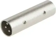 XLR Adapter Male XLR to Male XLR 2 pack Brand New