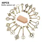 40pcs Wedding Key Bottle Opener Skeleton Party Rustic Decor Gifts Favours Xmas☊