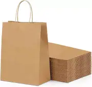 Kraft Paper Bags, Paper Bags with Handles 15 * 8 * 21Cm Gift Bags Bulk, Paper...