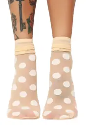 Spotted Ya Sheer Socks