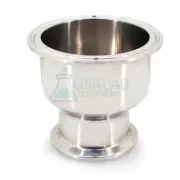 USA Lab Equipment Hemispherical Reducer - Tri Clamp 3" to 2" - SS304