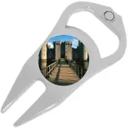Bodiam Castle Golf Ball Marker Divot Repair Tool Bottle Opener