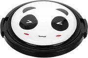 MOLUCKFU Instant Camera Lens Accessory 58mm Universal Lens Cap Adorable Panda Design Durable Plastic Camera Lens Protector DSLR Lens Cover