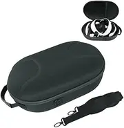 Carrying Case for VR Quest 3 Headset, Hard Carrying Case for Quest 3 Touch Controllers Other VR Accessories, Protective Storage Case ​with Hand Strap for VR Q3 Headset Touch Controllers Accessori